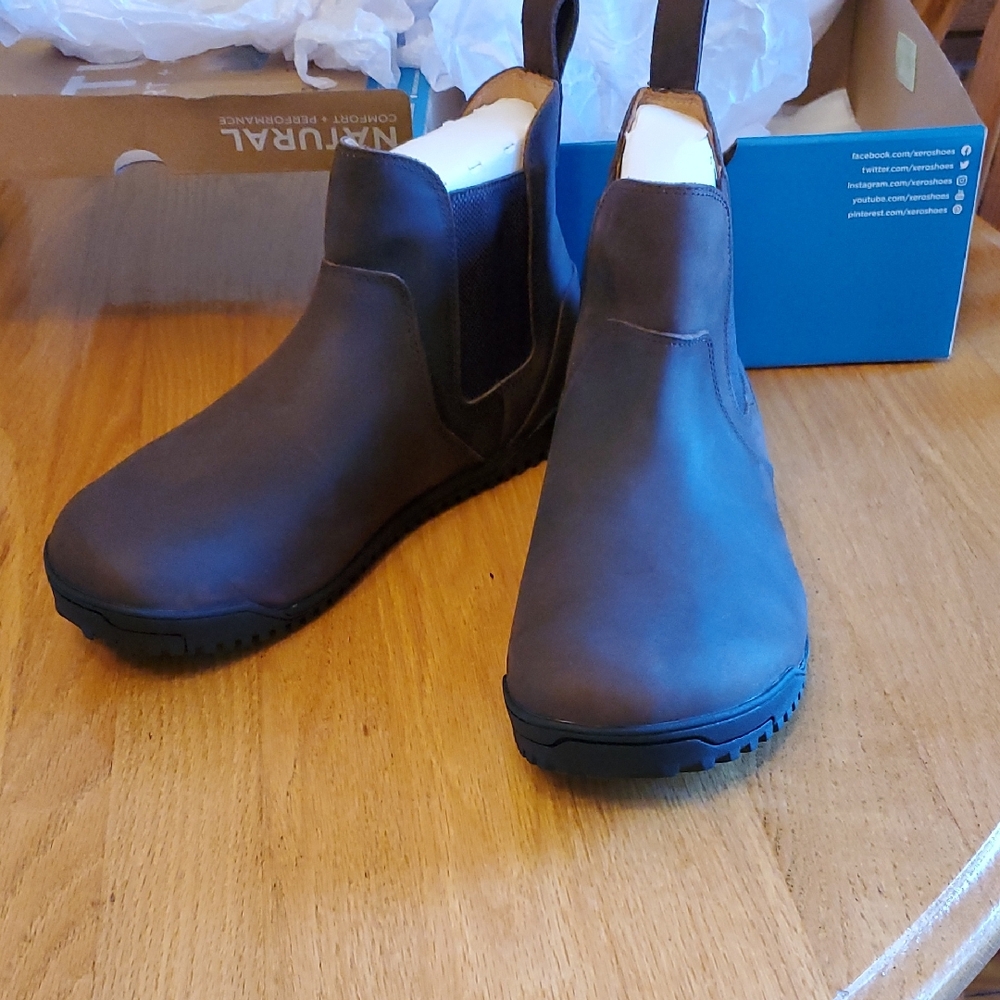 Men's Xero Ridegway Chelsea Boots Dark Brown